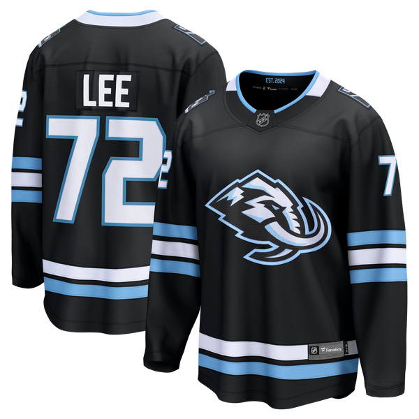 Utah Mammoth Anders Lee Black Home Breakaway Jersey