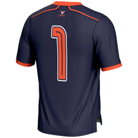 #1 Virginia Cavaliers Lightweight Lacrosse Jersey - Navy