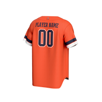 Virginia Cavaliers NIL Pick-A-Player Baseball Lightweight Jersey - Orange