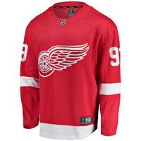 Detroit Red Wings Alex DeBrincat Red Home Breakaway Jersey