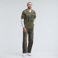 Green Bay Packers Jordan Love Olive 2025 Salute to Service Limited Jersey