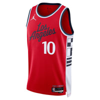 LA Clippers 2024/25 Statement Edition Swingman Jersey - Red - Darius Garland
