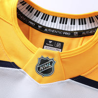 Nashville Predators White Away Authentic Pro Jersey
