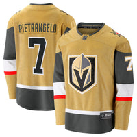 Vegas Golden Knights Alex Pietrangelo Gold Home Breakaway Jersey