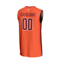 Virginia Tech Hokies NIL Pick-A-Player Lightweight Basketball Fashion Jersey - Orange