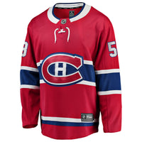 Montreal Canadiens Noah Dobson Red Home Breakaway Jersey