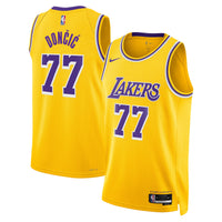 Los Angeles Lakers Icon Edition Swingman Jersey - Gold - Luka Dončić