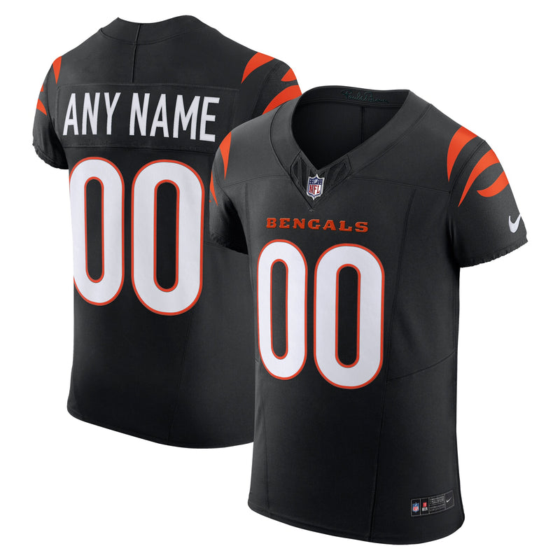 Cincinnati Bengals Black Team Elite Custom Jersey