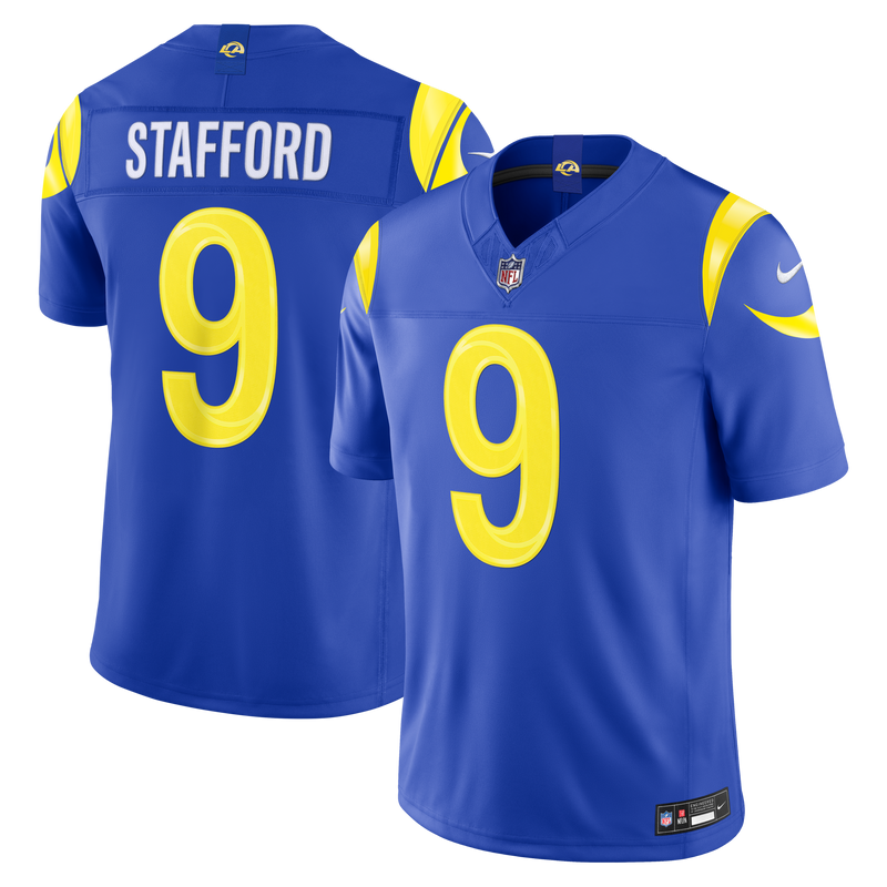 Los Angeles Rams Matthew Stafford Royal Team Stitched Limited Jersey