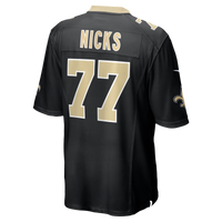 New Orleans Saints Carl Nicks Black Game Retired Player Jersey