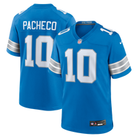 Detroit Lions Isiah Pacheco Blue Team Game Jersey