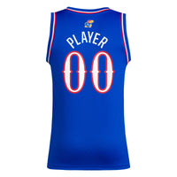 Kansas Jayhawks Pick-A-Player NIL Basketball Jersey - Royal