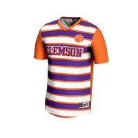 #1 Clemson Tigers Lightweight Soccer Fashion Jersey - Orange