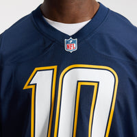 Los Angeles Chargers Justin Herbert Navy Alternate Super Chargers Game Player Jersey