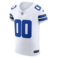 Dallas Cowboys White Elite Custom Jersey