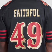 San Francisco 49ers The Faithful Black 2025 Rivalries Collection Game Jersey
