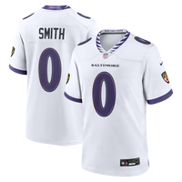 Baltimore Ravens Roquan Smith White Game Jersey