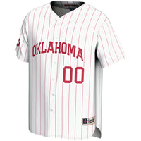 Oklahoma Sooners NIL Pick-A-Player Lightweight Baseball Jersey - White