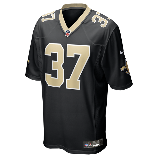 New Orleans Saints Jordan Mims Black Team Game Jersey