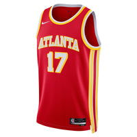 Atlanta Hawks Icon Edition Swingman Jersey - Red - Onyeka Okongwu