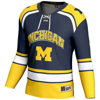 #1 Michigan Wolverines Hockey Jersey - Navy