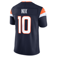 Denver Broncos Bo Nix Navy Alternate Stitched Limited Jersey