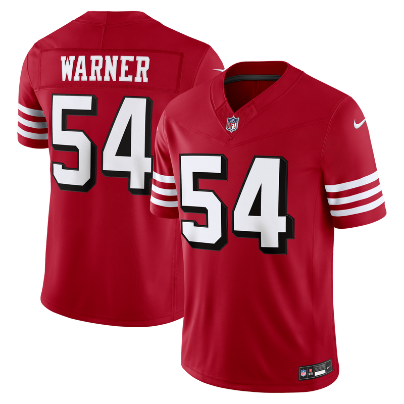 San Francisco 49ers Fred Warner Scarlet Alternate Stitched Limited Jersey