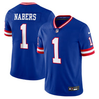 New York Giants Malik Nabers Royal Alternate 2 Legacy Limited Jersey