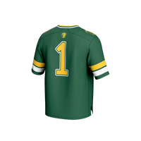 #1 NDSU Bison Lightweight Collegiate Football Fashion Jersey - Green