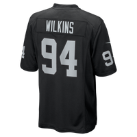 Las Vegas Raiders Christian Wilkins Black Team Game Jersey