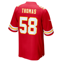 Kansas City Chiefs Derrick Thomas Red Game Retired Player Jersey