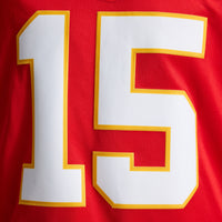 Kansas City Chiefs Patrick Mahomes Red Team Stitched Limited Jersey
