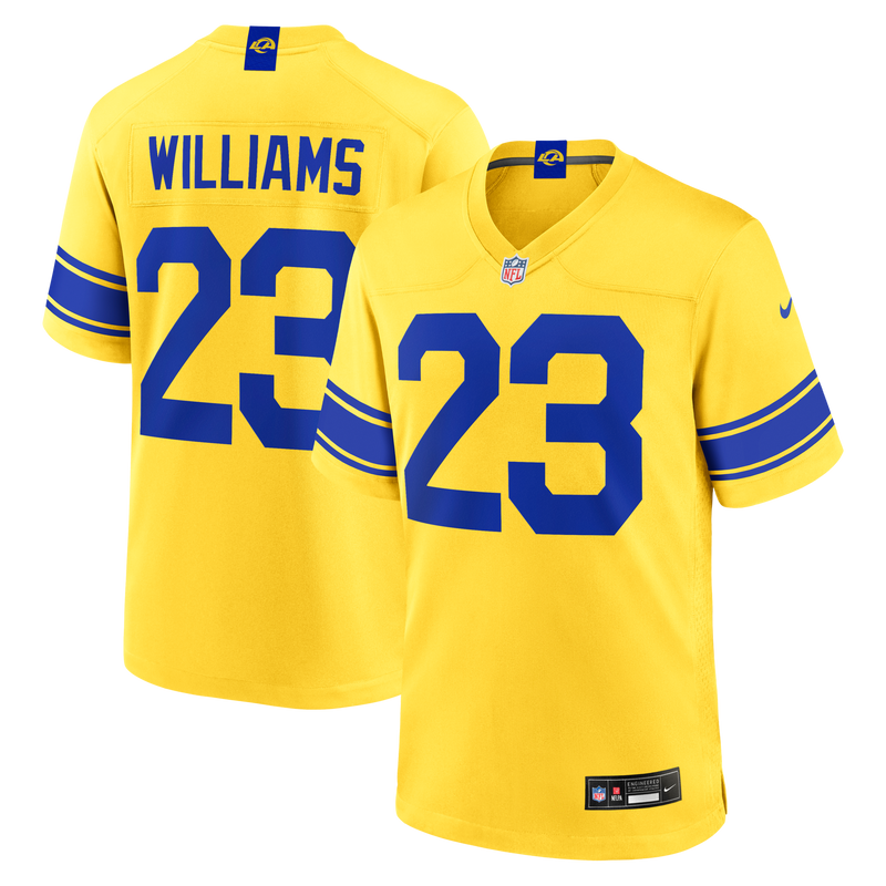 Los Angeles Rams Kyren Williams Classic Sol Game Jersey