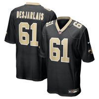New Orleans Saints Drew Desjarlais Black Game Player Jersey