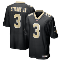 New Orleans Saints Travis Etienne Jr Black Game Jersey
