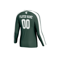 Michigan State Spartans NIL Pick-A-Player Lightweight Collegiate Volleyball Fashion Jersey - Green