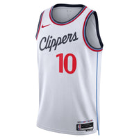 Los Angeles Clippers Association Edition Swingman Jersey - White - Darius Garland