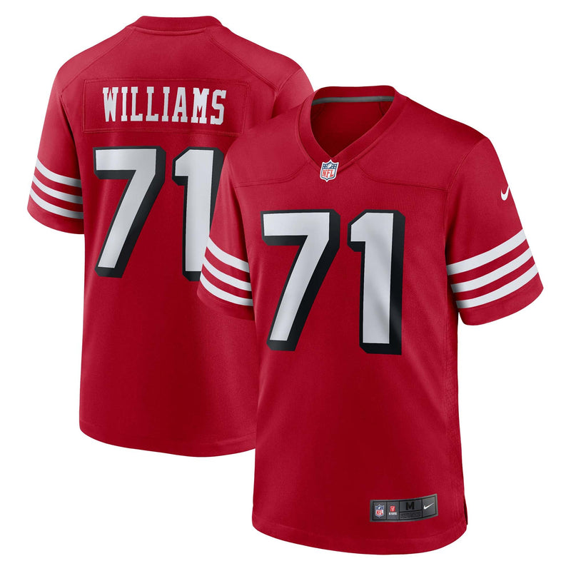 San Francisco 49ers Trent Williams Scarlet Alternate Game Jersey