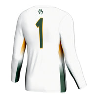 #1 Baylor Bears Lightweight Volleyball Jersey - White