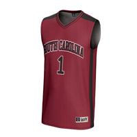#1 South Carolina Gamecocks Lightweight Collegiate Basketball Fashion Jersey - Garnet