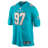 Miami Dolphins Rashard Lawrence Aqua Team Game Jersey