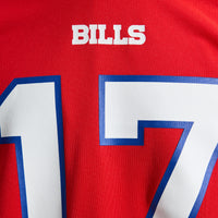 Buffalo Bills Josh Allen Red Alternate Game Jersey