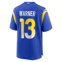 Los Angeles Rams Kurt Warner Royal Game Retired Player Jersey