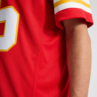 Kansas City Chiefs Patrick Mahomes Red Team Stitched Limited Jersey