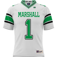 #1 Marshall Thundering Herd Football Jersey - White