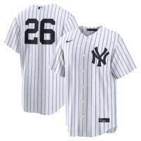 New York Yankees Luis García Jr. White Home Replica Jersey