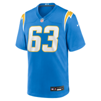 Los Angeles Chargers Tyler Biadasz Powder Blue Team Game Jersey