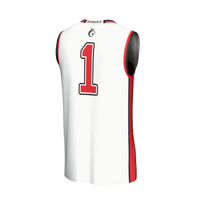 #1 Northeastern Huskies Lightweight Collegiate Basketball Fashion Jersey - White