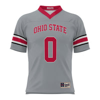 #0 Ohio State Buckeyes Lightweight Lacrosse Jersey - Gray