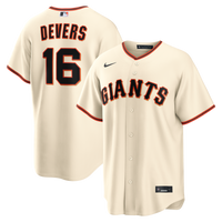 San Francisco Giants Rafael Devers Cream Home Replica Jersey